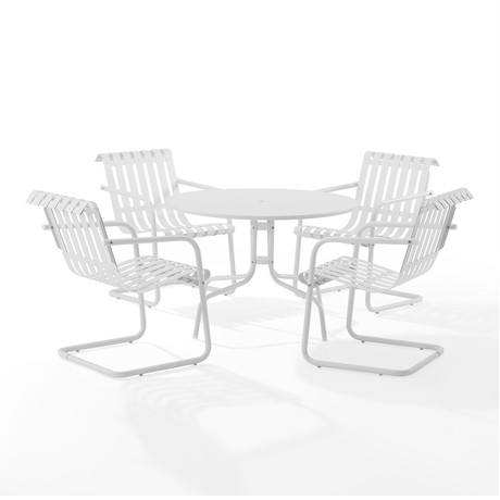 Janie 5-Piece Outdoor Dining Set with 4 Chairs and Table