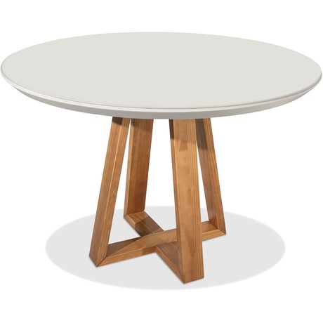 Barnaby Round Dining Table - Off-White