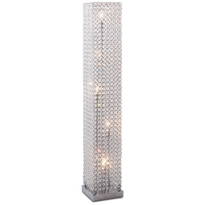 Crystal Tower Floor Lamp