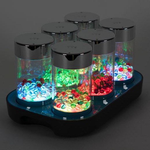 Illuminated Glow Roller Shakers - Set of 6