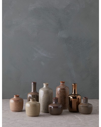 Molloy Vases (Set of 8) - Brown