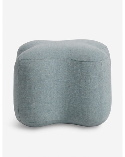 June Ottoman by Eny Lee Parker-Blue