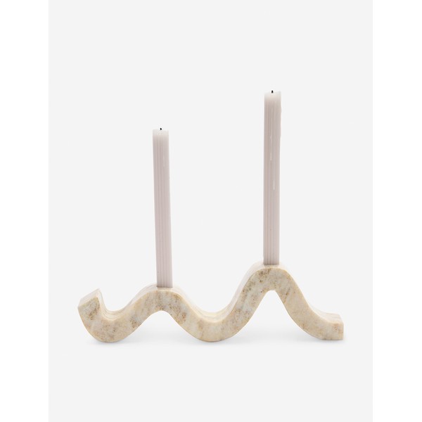 Dylani Double Candle Holder - Natural