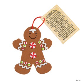 Legend of the Gingerbread Man Christmas Ornament Craft Kit - Makes 12