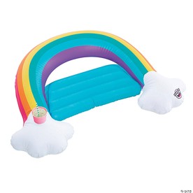 Inflatable BigMouth Rainbow Sling Seat Pool Float