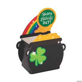 St. Patricks Day Pot of Gold Treat Boxes - 12 Pc.