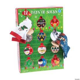 12 Days of Christmas Socks Gift Set - 12 Pc.