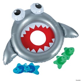 Inflatable Shark Bean Bag Toss Game