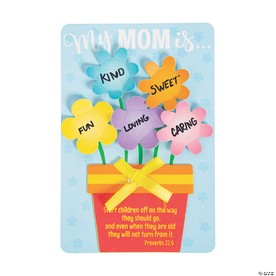 3D Religious Mother’s Day Flower Craft Kit - Makes 12