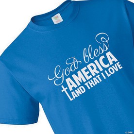 God Bless America Adult's T-Shirt