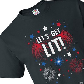 Let’s Get Lit Adult's T-Shirt