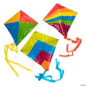 Everyday Rainbow Kites with Tail – 12 Pc.