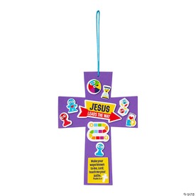 Board Game VBS Cross Sign Craft Kit - Makes 12