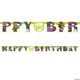 Teenage Mutant Ninja Turtles™: Mutant Mayhem Jointed Happy Birthday Cardstock Banner