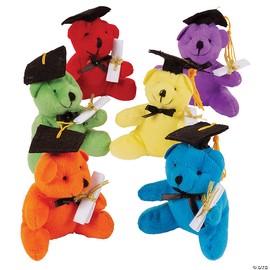 Graduation Stuffed Bears - 12 Pc.