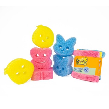 Scrub Daddy 6-Piece Spring Sponges & Microfiber Towel
