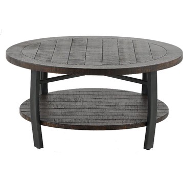 Homestead Tobacco Brown Round Coffee Table