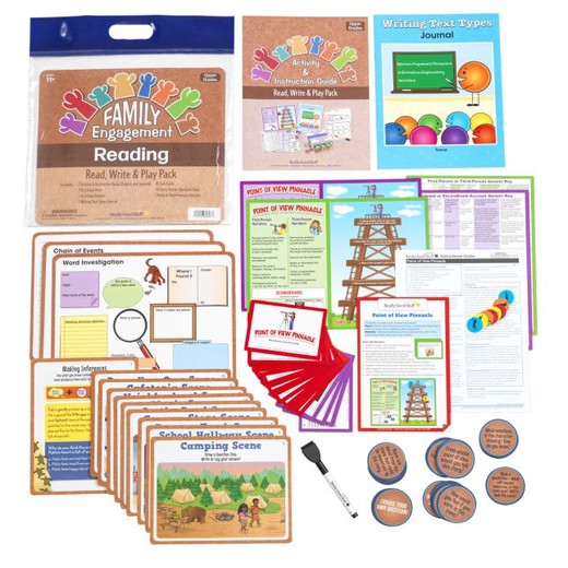 Family Engagement Reading - Read, Write and Play Pack -Upper Grades