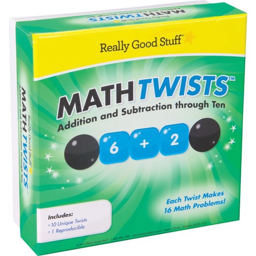 Math Twists™ - Addition And Subtraction Through Ten - 10 twisters