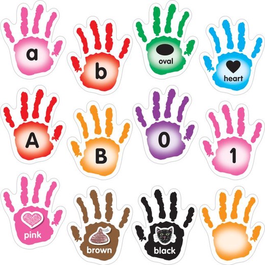 EZ Stick High-Five Letters, Numbers, Shapes, And Colors - 108 decals