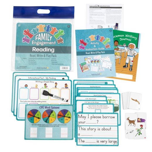 Family Engagement Reading - Read, Write and Play Pack - First Grade