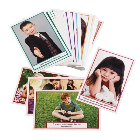 Photo Cards (89) for Children w/Autism