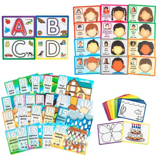 Colorations® Modeling Mats— ABC, Numbers, Shapes and Emotions