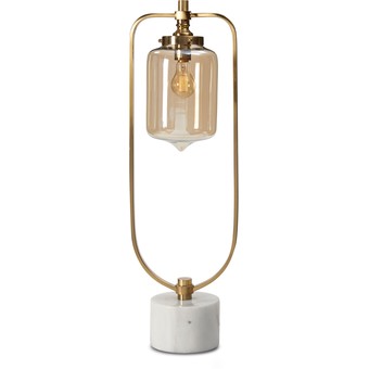 Brushed Brass Loop Table Lamp