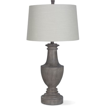 Brushed Gray Table Lamp